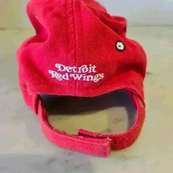 Detroit Red Wings Annco Red NHL Adjustable Baseball Cap Youth Size - Picture 3 of 10